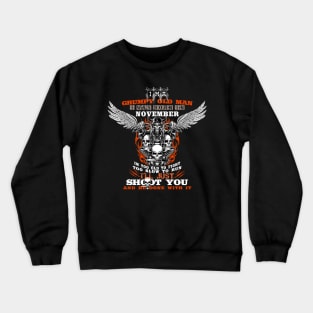 Grumpy Old Man born legend Crewneck Sweatshirt